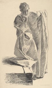 若い男の研究。 作： John Singer Sargent