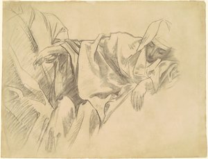 「ロザリオの十五の奥義」のための磔刑の研究 作： John Singer Sargent