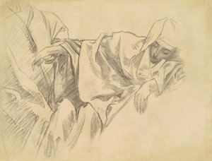 ロザリオの 15 の密儀のための磔刑の研究、1903 年から 1916 年。 作： John Singer Sargent