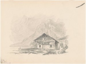 スイスのシャレー、1869年。 作： John Singer Sargent