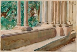 タラゴナ テラス アンド ガーデン 作： John Singer Sargent
