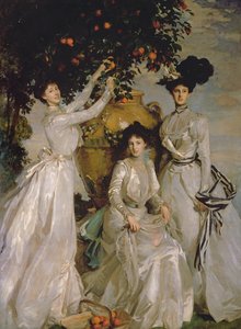 The Acheson Sisters（油彩・キャンバス 作： John Singer Sargent