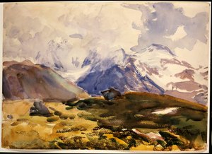 シンプロン、1910年頃 作： John Singer Sargent