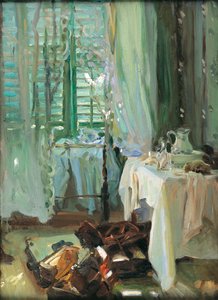 ホテルの部屋 作： John Singer Sargent