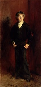 少年時代の故ECハリソン少佐 作： John Singer Sargent