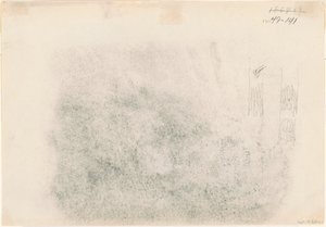 木の幹 [裏面] 作： John Singer Sargent