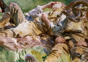 不明な画像 作： John Singer Sargent