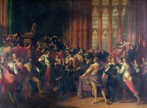 チャールズ1世（1600〜49年）1642年に下院で5人の議員を要求