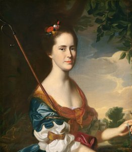 エリザベス・グレイ・オーティス夫人サミュエル・アレイン・オーティス、c。 1764年。 作： John Singleton Copley