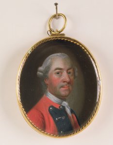 ジョンセントクレア卿のミニチュアポートレート 作： John Singleton Copley