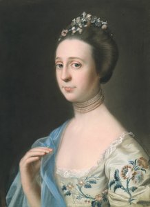 ヘンリー・ヒル夫人アンナ・バレット、c。 176570。 作： John Singleton Copley