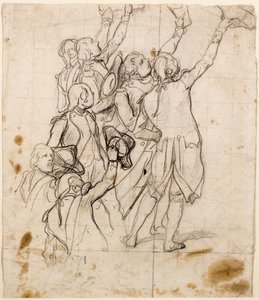 応援する役員（木炭 作： John Singleton Copley