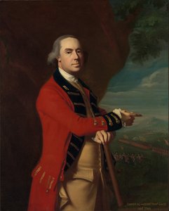 トマス・ゲイジ将軍の肖像、1768年頃（メゾナイトに取り付けられたキャンバスに油彩） 作： John Singleton Copley