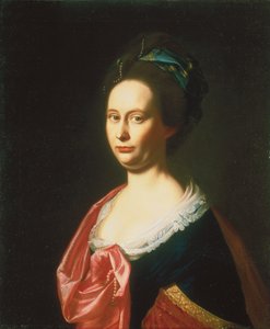 ジャベスボーエン夫人（サラブラウン）の肖像、c.1771-74 作： John Singleton Copley