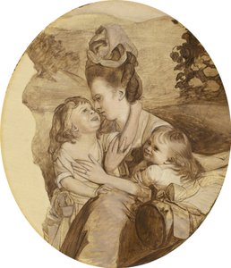 コプリー家のスケッチ、1776 年。 作： John Singleton Copley
