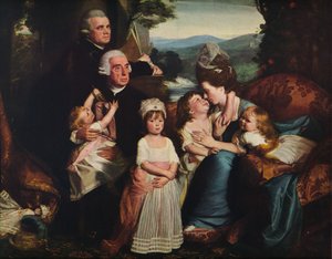 コプリー家、1776-1777 作： John Singleton Copley