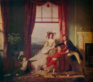 シトウェル家、18世紀 作： John Singleton Copley