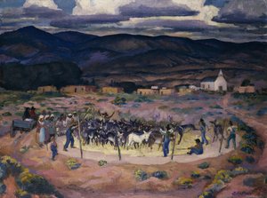 Debulha de Burros 作： John French Sloan