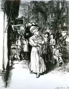 6番街と30番街 作： John French Sloan