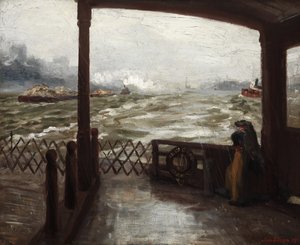 フェリーの航跡 No.1 作： John French Sloan