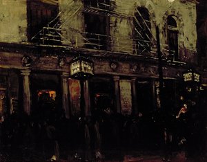 ウォルナット・ストリート・シアター、フィラデルフィア 作： John French Sloan