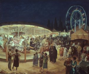ワンダーカーニバル、サンタフェ 作： John French Sloan