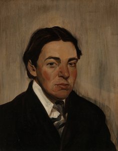 ウィリアム・グラッケンズ、1895年頃（キャンバスに油彩） 作： John French Sloan