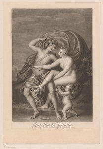 バッカスがナクソスでアリアドネを発見 Bacchus & Ariadne (オブジェクトのタイトル) 神々の情事（シリーズタイトル） 神々の愛（シリーズタイトル）