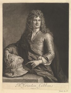 グリンリングギボンズの肖像、1690年。 作： John Smith 2