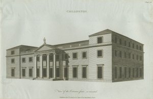 チリントンホール：彫刻、1789年 作： John Soane