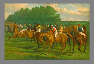 誤ったスタート-ダービー、1883年。 作： John Sturgess