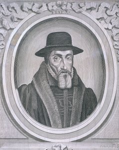 ジョン・フォックスの楕円形の肖像画、c1570、c1700