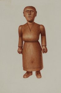 木製の人形、1939年頃