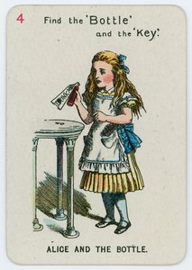 アリスとボトル 作： John Tenniel