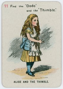 アリスと指ぬき 作： John Tenniel