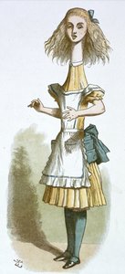 首の長いアリス 作： John Tenniel