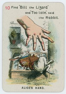アリスの手 作： John Tenniel