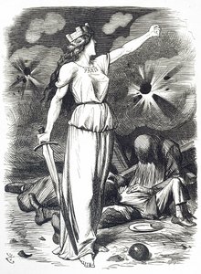 普仏戦争の際に行われたパリ包囲戦を描いた漫画 作： John Tenniel