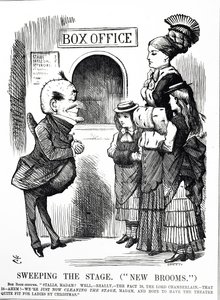 公序良俗か検閲か」と題した漫画 作： John Tenniel