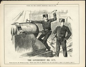 Punch』に掲載されたジョン・テニエル（1820-1914）のイラスト 作： ジョン・テニエル