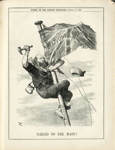 Punch』に掲載されたジョン・テニエル（1820-1914）のイラスト