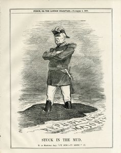 Punch』に掲載されたジョン・テニエル（1820-1914）のイラスト 作： John Tenniel