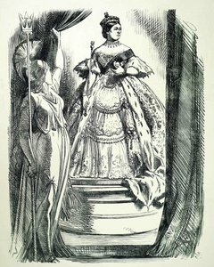 ヴィクトリア女王。 作： John Tenniel