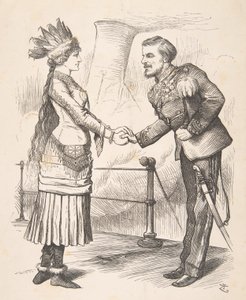 1878 年 9 月 28 日、ベスト オブ フレンズ マスト パート パンチ。 作： John Tenniel