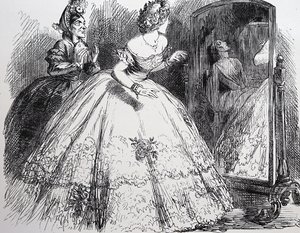 お化けの女 作： John Tenniel