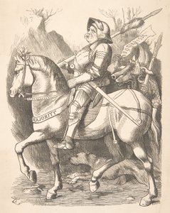 騎士とその仲間のパンチ、1887 年 3 月 5 日、1887 年。 作： John Tenniel