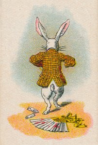 逃げるウサギ、1930 作： John Tenniel