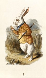 白いウサギ 作： John Tenniel
