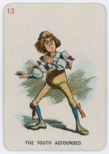 驚いた若者 作： John Tenniel