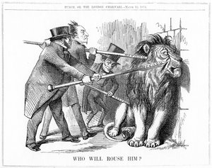 だれが彼を呼び起こすでしょうか。 1859 作： John Tenniel